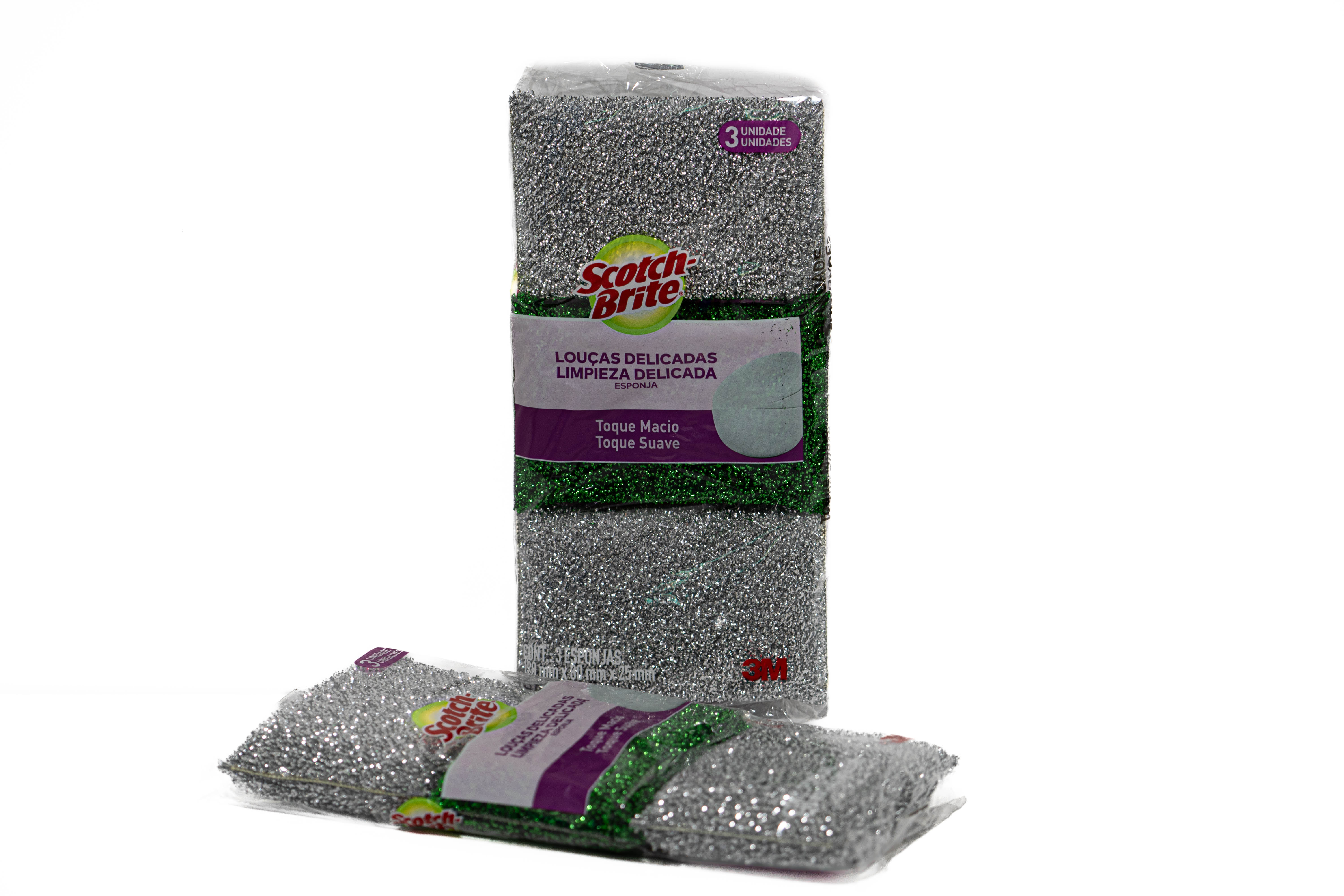 3M Scotch-Brite three-pack of delicate cleaning sponges